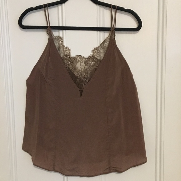Free People Lace Layered Silk Cami - Picture 3 of 7